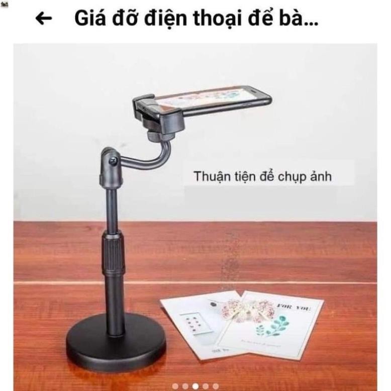GIÁ ĐỠ ĐIỆN THOẠI LIVETREAM XOAY 360 ĐỘ, XEM VIDEO, ĐẾ NẶNG KHÔNG ĐỔ, KỆ ĐỠ ĐIỆN THOẠI HÀNG CHUẨN