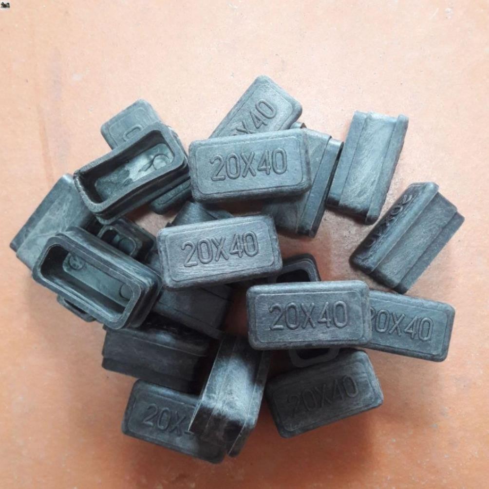 1Kg Đầu bịt sắt hộp bên trong bằng nhựa, nút bịt đầu ống cao cấp, nắp chụp đầu ống sắt/inox đủ cỡ
