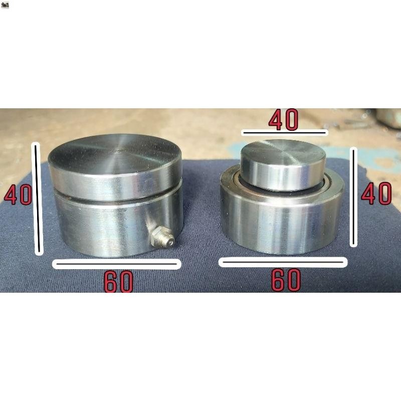 Bộ bản lề cối bi đũa D50 tiện lợi bằng INOX 304 - Dùng cho cửa cổng 2 cánh, 1 cánh - Chịu lực 400kg