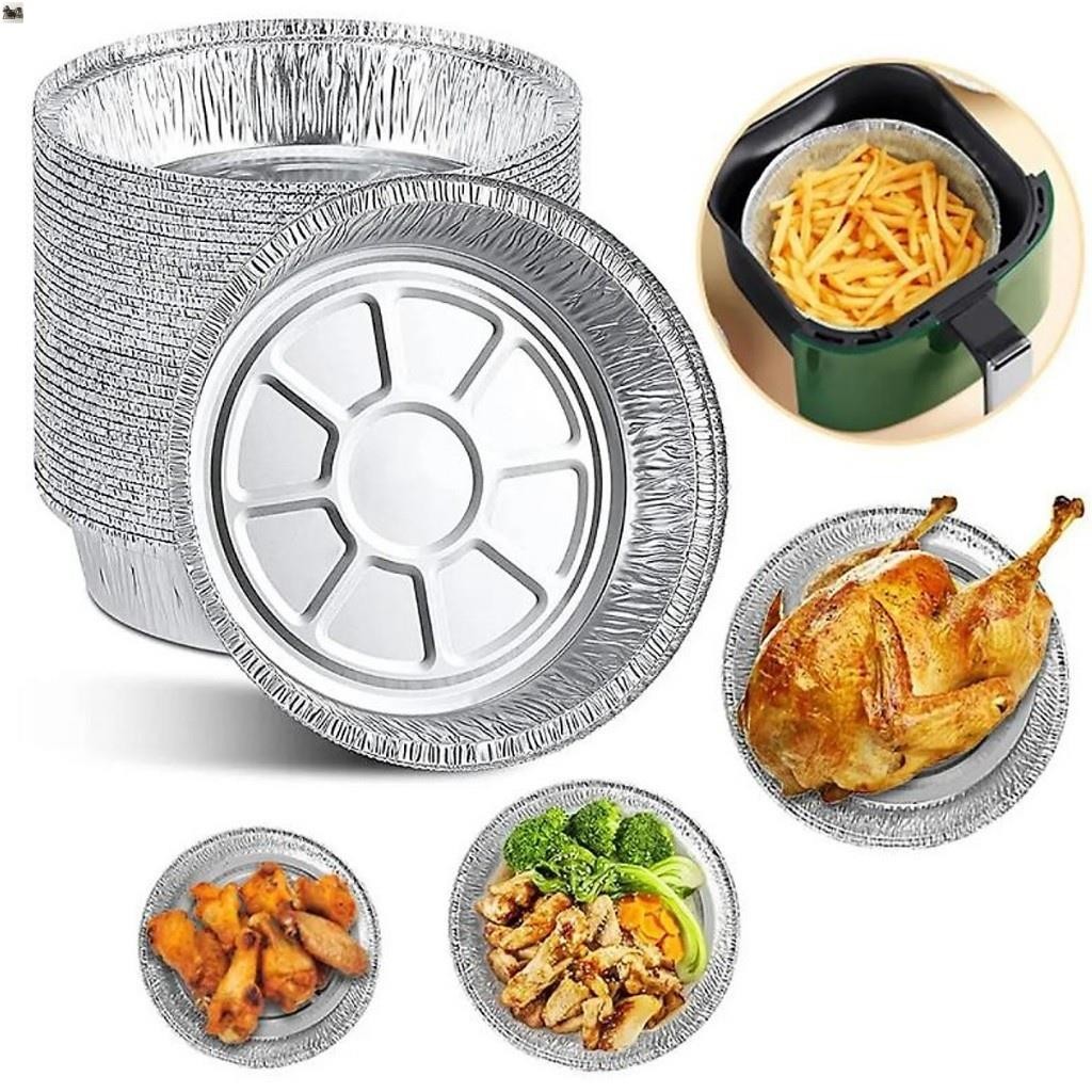 Giá Sỉ 20 Khay Giấy Bạc Lót Nồi Chiên Không Dầu, Lò Nướng - KGB001 - Chất liệu Nhôm Nhiều Size