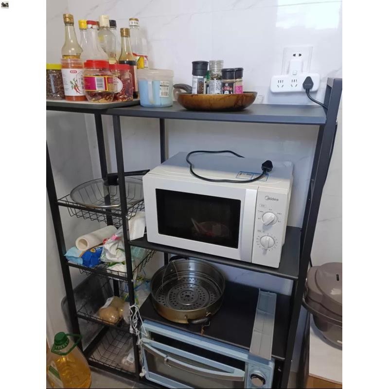 GIÁ HUỶ DIỆT - Kệ để đồ nhà bếp đa năng 2/4 tầng để lò vi sóng nồi cơm điện có bánh xe đẩy