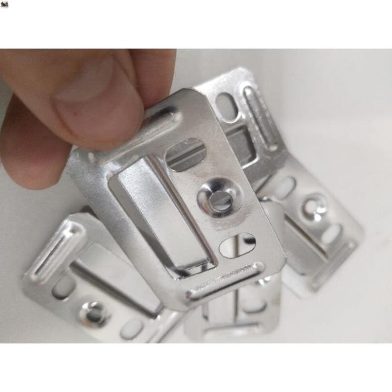 GIÁ HỦY DIỆT Combo 100->30 cái Ke inox, kẹp nẹp liên kết tấm ốp gỗ tường, trần nhựa PVC hàng dày đẹp