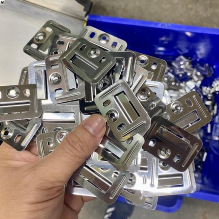 GIÁ HỦY DIỆT Combo 100->30 cái Ke inox, kẹp nẹp liên kết tấm ốp gỗ tường, trần nhựa PVC hàng dày đẹp