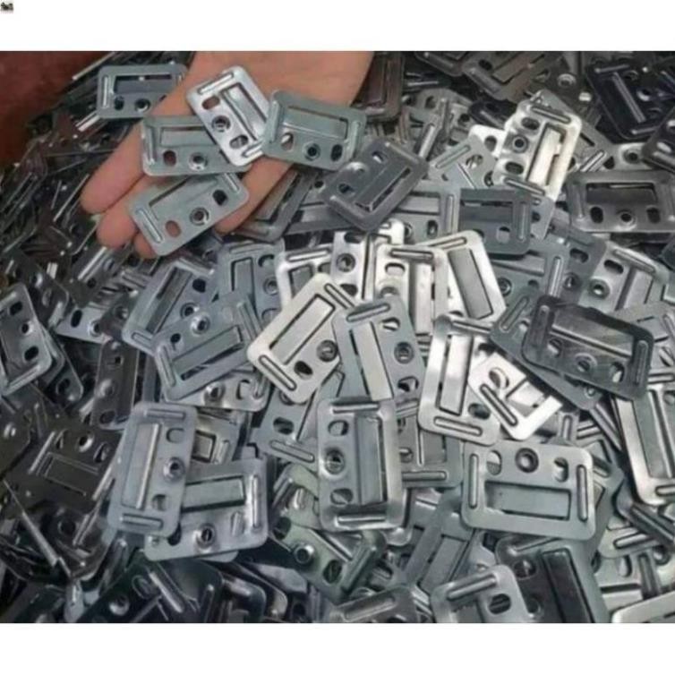 GIÁ HỦY DIỆT Combo 100->30 cái Ke inox, kẹp nẹp liên kết tấm ốp gỗ tường, trần nhựa PVC hàng dày đẹp