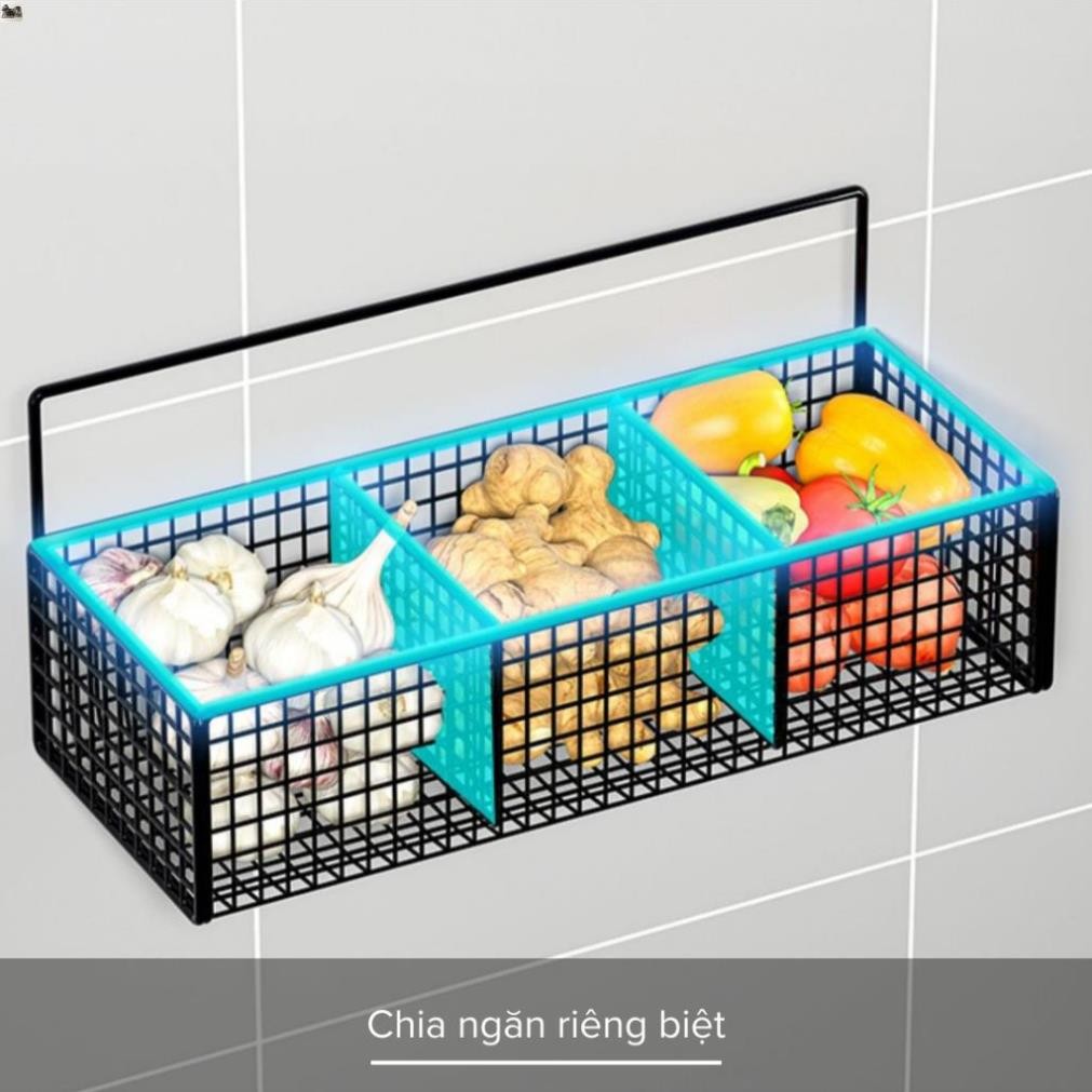 Giỏ Đựng Hành Tỏi - Kệ Lưới Đựng Đồ Nhà Tắm Dán Tường - Kệ Nhà Tắm- Kệ Để Bồn Cầu - Tiện Lợi Dùng Decor Cho Mọi Vị Trí