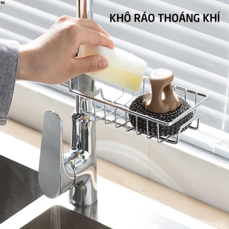 KHAY INOX GẮN VÒI RỬA BÁT, GIA INOX THÉP KHÔNG GỈ TREO LAVABO, NHÀ TẮM, CHẬU RỬA, TOILET NHÀ TẮM