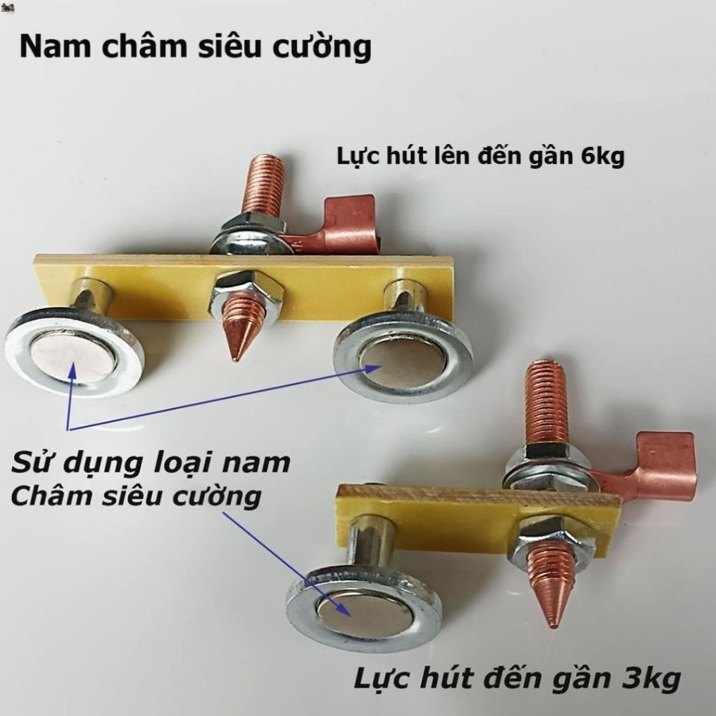 Kẹp Mát Nam Châm Siêu Cường- Kìm Kẹp Mát Máy Hàn Điện Que Mic Đến 300A