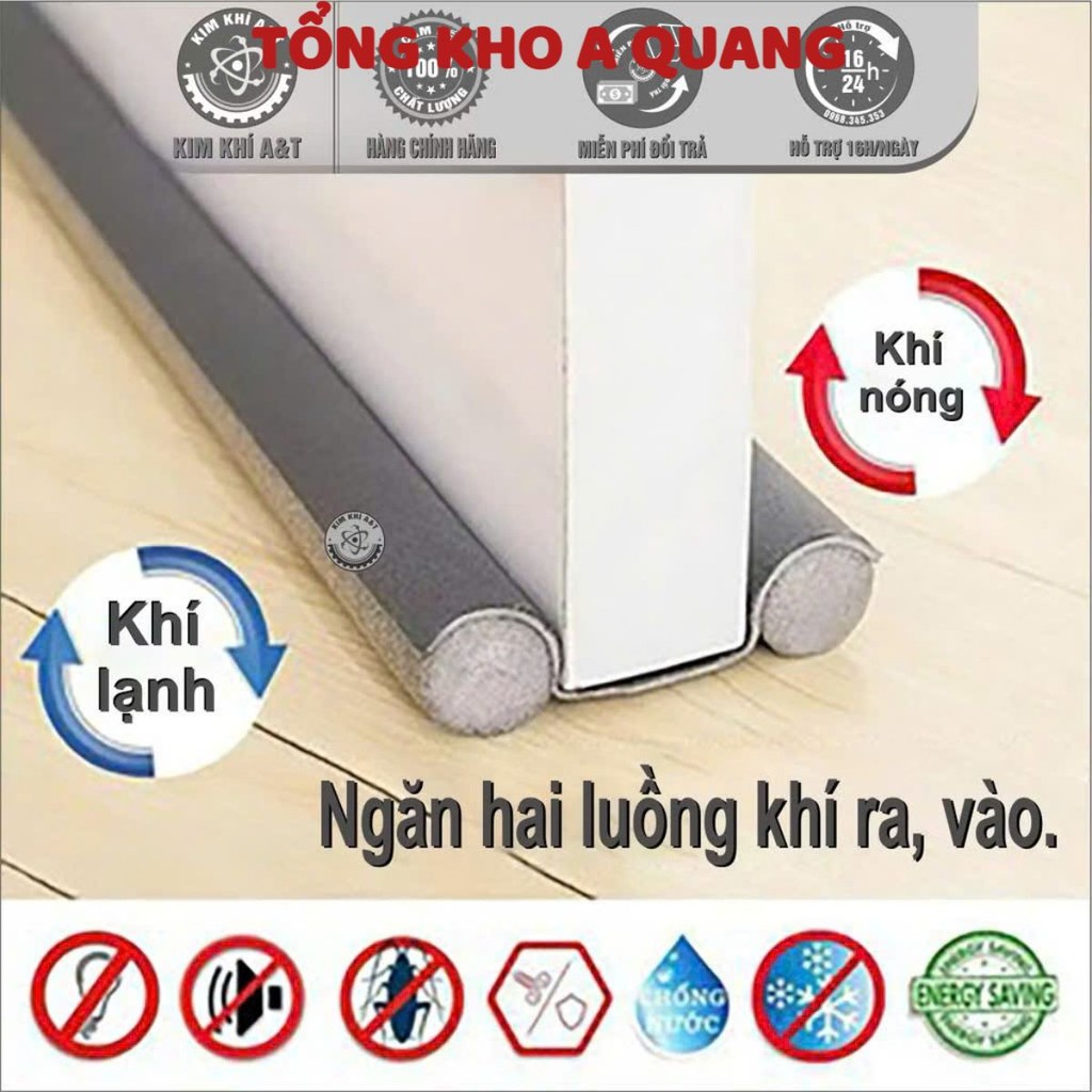 Xốp chèn 93cm chặn đáy khe cửa cách nhiệt cách âm ngăn côn trùng, TẤM CHẶN CỬA NẸP XỐP - THANHCHAN246