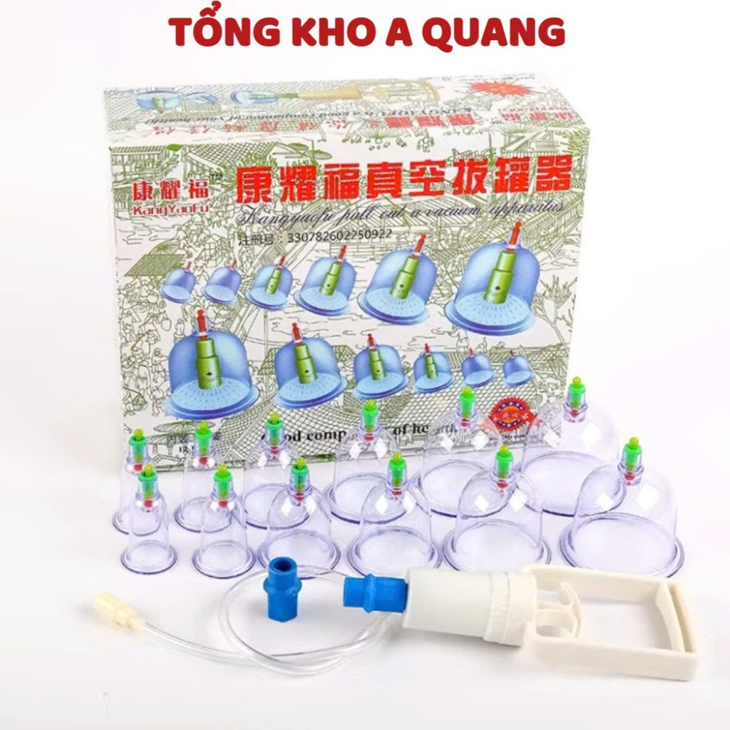 BỘ GIÁC HƠI KHÔNG CÓ NAM CHÂM, Bộ Giác Hơi Chân Không 12 Món,Bộ Giác Hơi Không Dùng Lửa Bền Bỉ An Toàn Cho Sức Khoẻ-M2