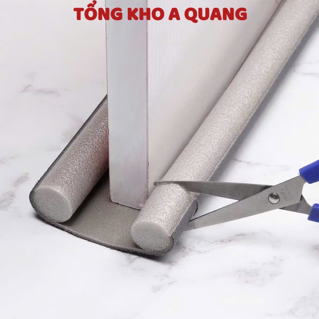 TẤM CHẶN CỬA-NẸP XỐP, Thanh nẹp mút xốp 95cm chặn khe cửa chống côn trùng, tiếng ồn, gió lùa, gió điều hòa, bụi bẩn-MA6