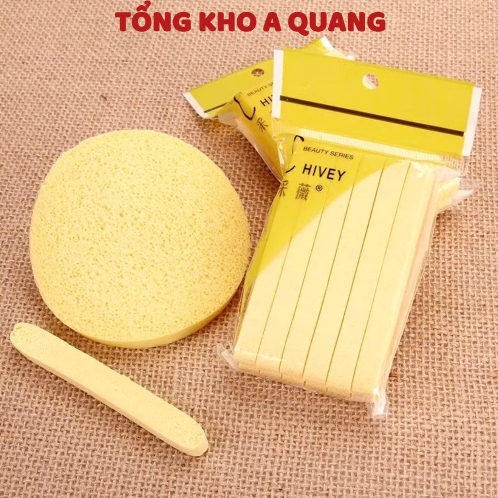 BÔNG NỞ RỬA MẶT , Bông rửa mặt miếng mút nở bọt biển tẩy trang siêu mềm mịn siêu sạch loại 1: BONG NO RUA MAT