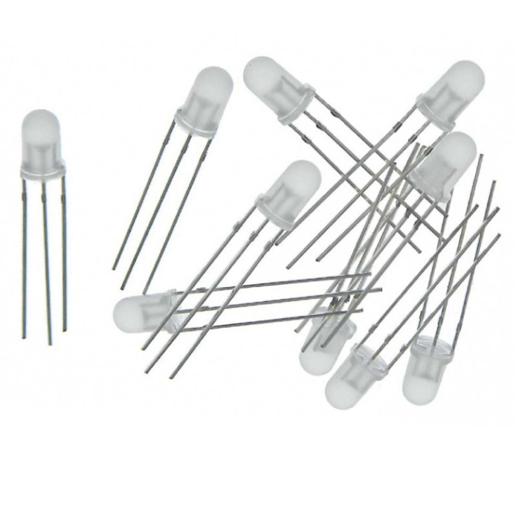 [Giá bán sỉ] (50 cái) LED 2 màu 5mm đục dương chung