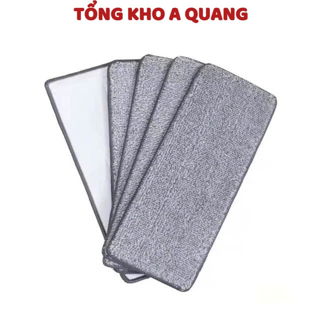 [COMBO 10] MIẾNG VẢI LAU NHÀ, Miếng Vải Lau Nhà sợi Microfiber Thay Thế Cây Lau Nhà, Bông Lau Nhà Hình Chữ Nhật