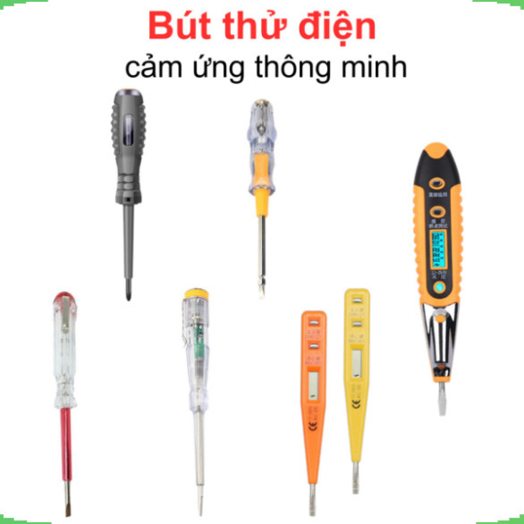 Bút thử điện cảm ứng thông minh đèn led đo thông mạch/dây điện đứt ngầm