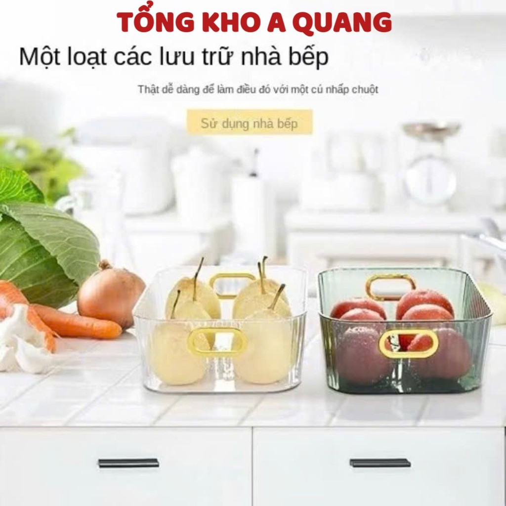 KHAY NHỰA ĐỂ BÀN ĐỰNG ĐỒ ĐA NĂNG SIZE TO, Khay Trong Suốt Kiểu Dáng Sang Trọng - MÃ: KHAYDUNGDO01