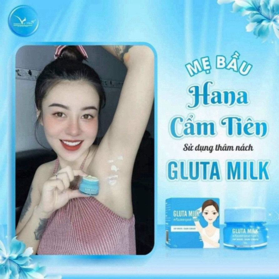 Gluta Milk Kem Giảm Thâm Khử Thâm Nách Chính Hãng