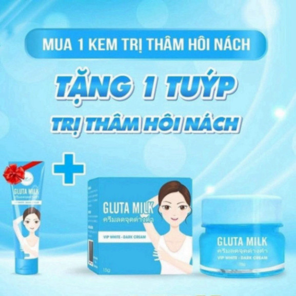 Gluta Milk Kem Giảm Thâm Khử Thâm Nách Chính Hãng