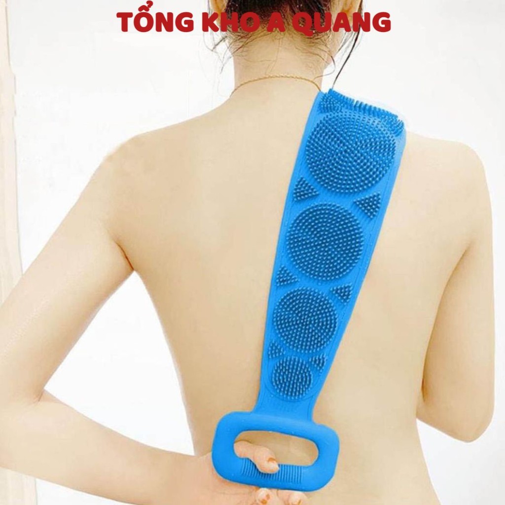 Dây Chà Lưng, Cọ Lưng Silicon 2 Mặt Mềm Masssage Kì Lưng, Gãi Ngứa Làm Sạch Da Chết Ở Lưng Đa Năng - DAYCHALUNG79