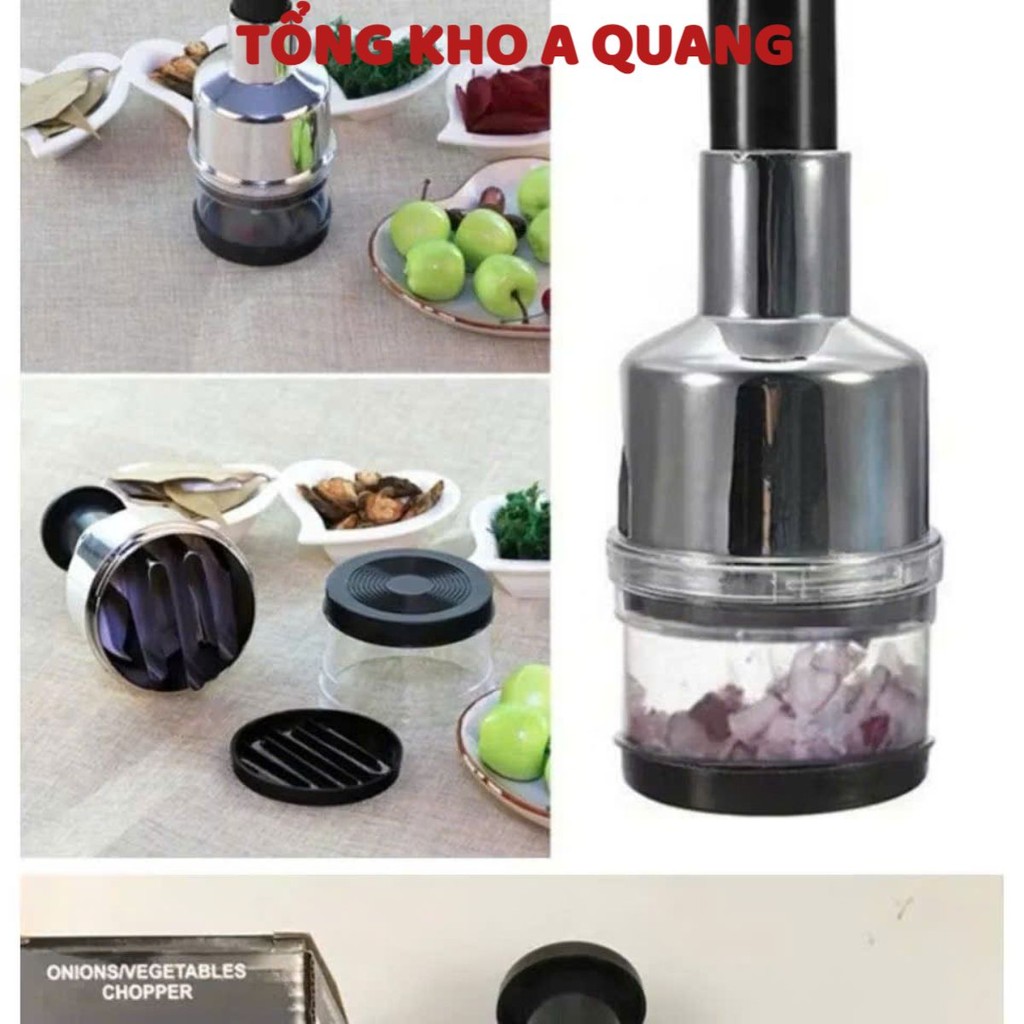 Dụng cụ dập, xay hành tỏi, ớt nhà bếp, DẬP TỎI INOX - MÃ: DAPHANHTOI446