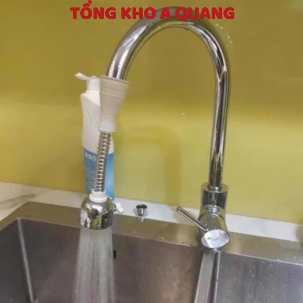 Đầu Vòi Xịt Cho Vòi Bồn Rửa Vòi Rửa Chén 2 Chế Độ Nước Xoay 360 Độ, VÒI NƯỚC TĂNG ÁP - MÃ: VOIRUA8