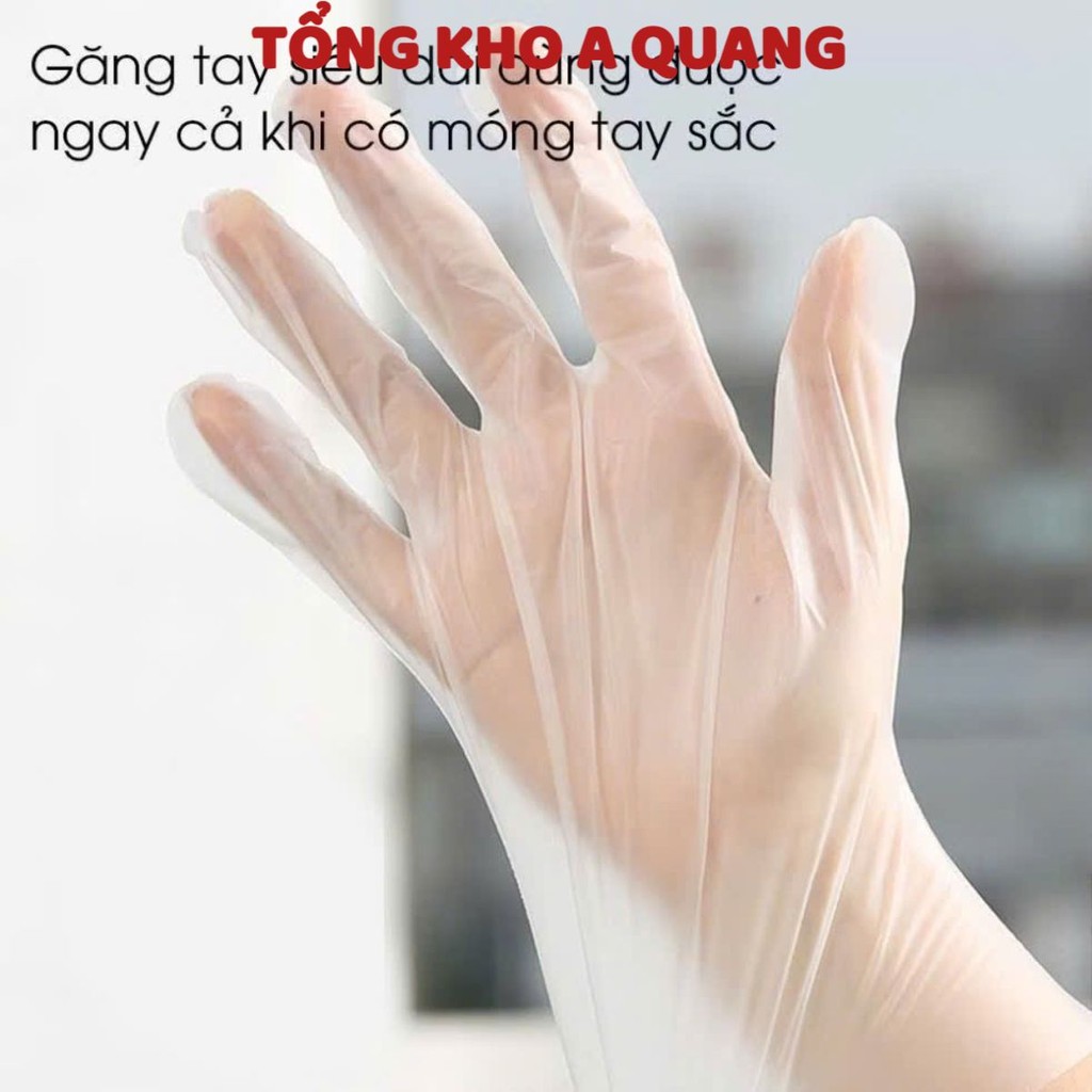 Găng Tay Cao Su Victoria Size M Siêu Dai Hộp 100 Cái, GĂNG TAY LÀM BẾP VIC L - MÃ: GANGTAY238