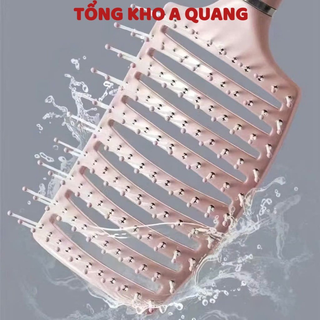 Lược gỡ rối tóc nhiều màu, LƯỢC MASSAGE DA ĐẦU - MÃ: LUOCGOROI459