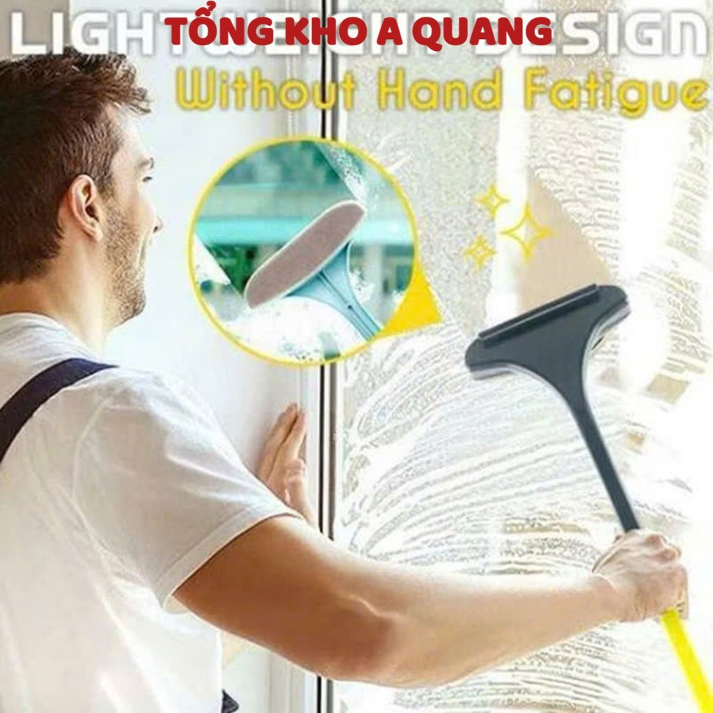 Cây Lau Kính 2 Mặt Chổi Lau Đa Năng Tiện Lợi Có Tay Cầm, CÂY GẠT KÍNH MINI - MÃ: CAYLAUKINH9