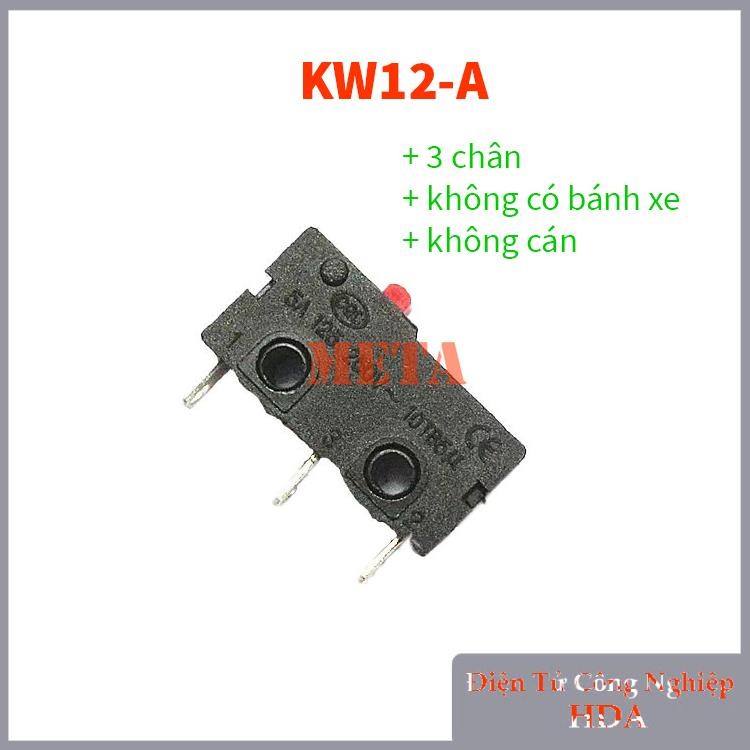 Công Tắc Hành Trình 5A 120 250V Có Bánh Xe KW11 KW12 Kích Thước 6 4