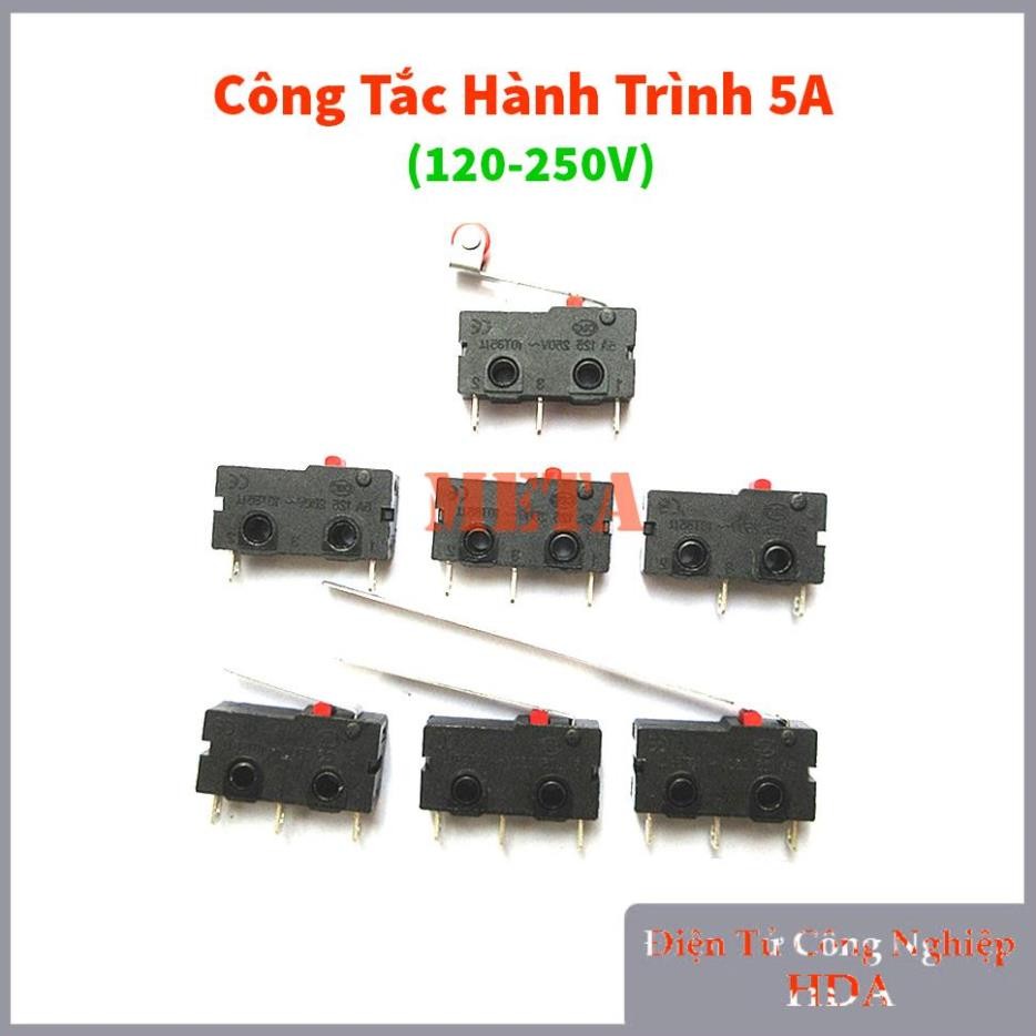 Công Tắc Hành Trình 5A 120 250V Có Bánh Xe KW11 KW12 Kích Thước 6 4