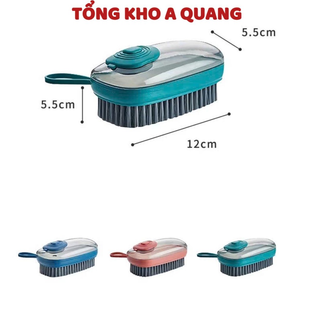 Bàn chải giặt đồ có ngăn đựng xà phòng tẩy rửa và nút nhấn tiện lợi, BÀN CHẢI CÓ NGĂN ĐỰNG NƯỚC GIẶT: BANCHAIDANANG3