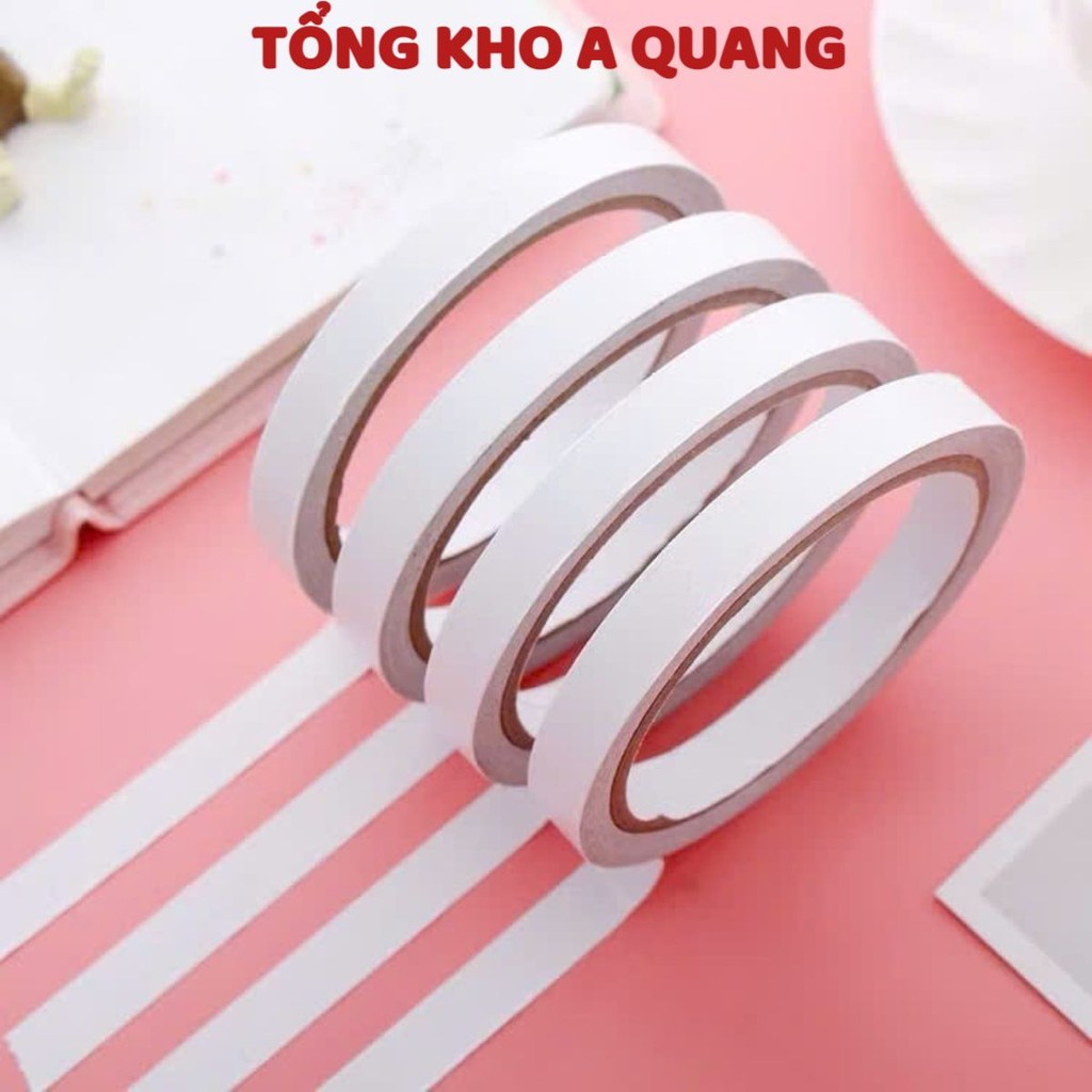 Set 3 Băng Dính 2 Mặt Chuyên Dụng Dán Giấy, Văn Phòng Phẩm , SET 3 CUỘN BĂNG DÍNH- MÃ: BANGDINH2MAT
