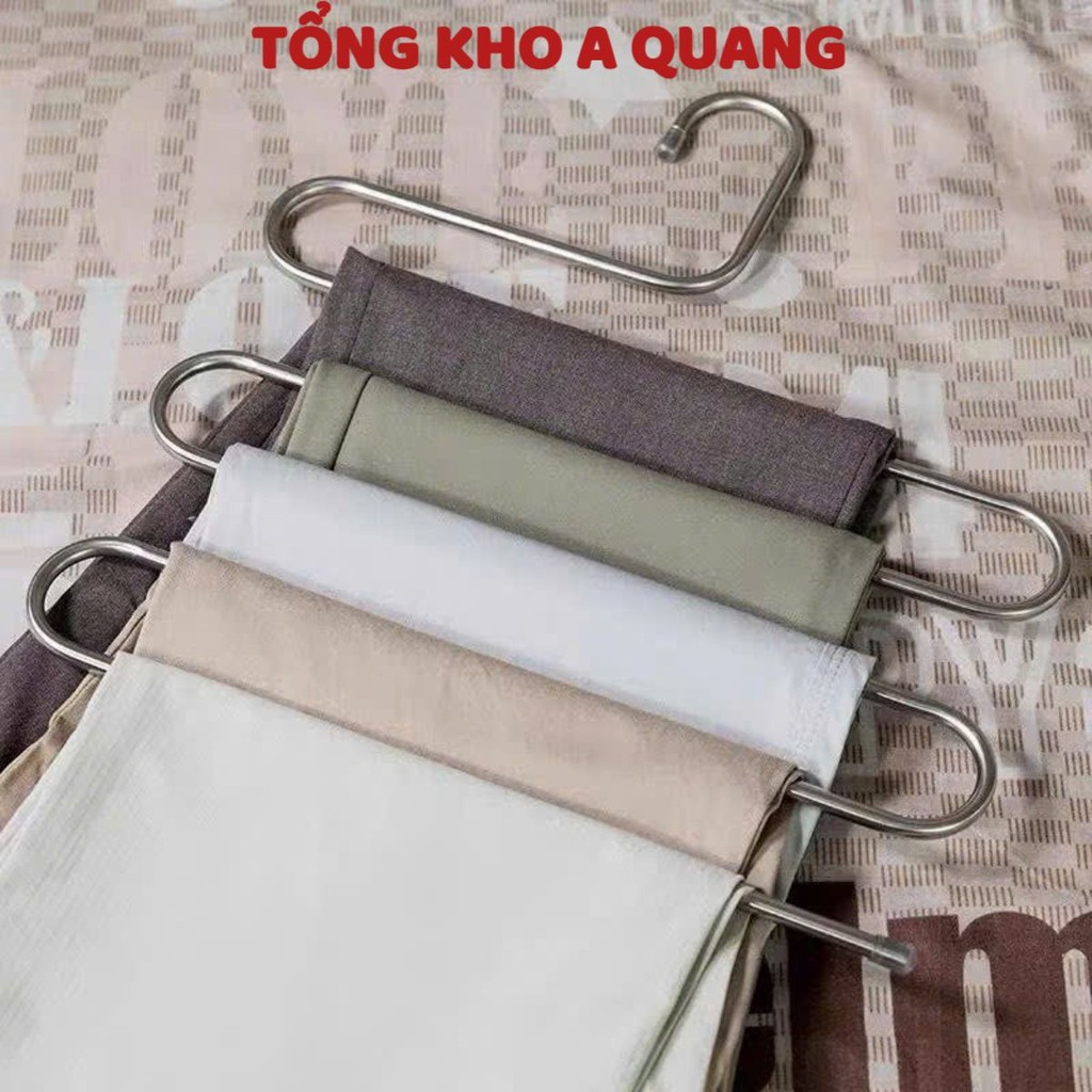 MÓC PHƠI ĐỒ INOX 5 TẦNG , Móc Treo Cài Quần Áo Đa Năng Thông Minh Dụng Cụ Treo Đồ Giá Rẻ,Móc 5 Tầng Inox: MOCPHOIDO17