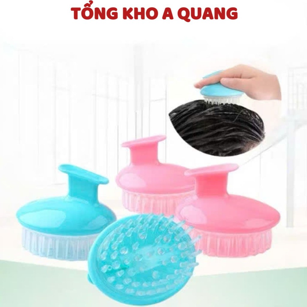 [COMBO 10] Lược gội đầu silicon, massage đầu thư giãn, làm sạch da đầu hiệu quả, LƯỢC MASSAGE - LUOCSILICON