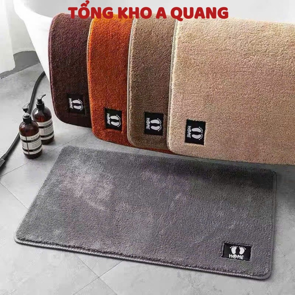Thảm lau chân, thảm chùi chân lông cừu đế cao su chống trơn trượt,thảm siêu thấm cao cấp, THẢM LAU CHÙI HÌNH BÀN CHÂN