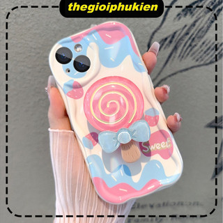 Ốp lưng iphone cạnh sóng nổi Sweet giá đỡ kẹo mút 6/7/8/plus/x/xr/xs/11/12/13/14/15/16/pro max - xx2156