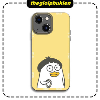Ốp lưng mềm viền vuông Vịt Tiểu Lưu Meme for iPhone 13 12 11 Pro Max SE 2020 X XR XS ip 8 7 6 - ng940