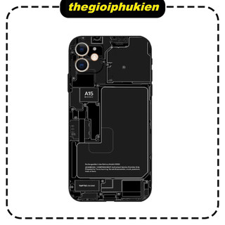 Ốp lưng mềm chống bẩn hình độc lạ đen Cho iPhone 6 đến 16promax- q2075