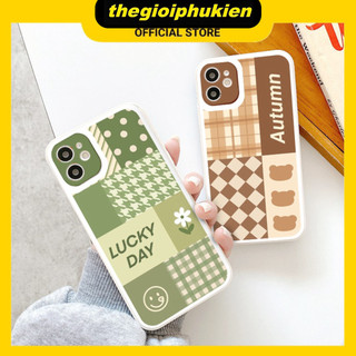 Ốp iphone - Ốp lưng iphone cạnh vuông viền camera Lucky day autumn dành cho ip 6 đến 16promax - ng066