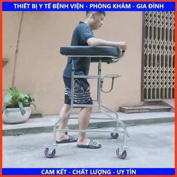 Khung Tập Đi Cho Người Tai Biến - Khung Tập Đứng-Khung Tập Đi INOX [SIÊU GIẢM GIÁ] HÀNG CTY.