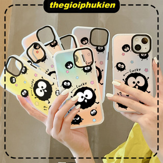 Ốp Lưng Iphone Mặt Nhám Đổi Màu Gradient Lucky monster Dành Cho iP 6/7/8/plus/x/xr/xs/11/12/13/14/15/16/pro max - dm2012