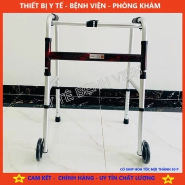 Khung tập đi - Khung tập đi cho người già, tai biến - Khung tập đi phục hồi chức năng LUCASS W57.