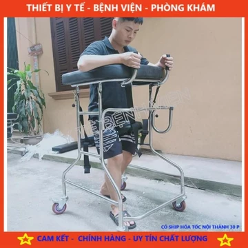 Khung Tập Đi Cho Người Tai Biến - Khung Tập Đứng-Khung Tập Đi INOX [SIÊU GIẢM GIÁ] - HÀNG C.TY