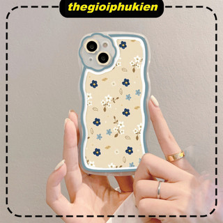 Ốp lưng iphone viền gợn sóng camera hoa nhí sang trọng 6/6plus/7plus/8plus/x/xs/11/12/13/14/15/pro/max/promax - so2007