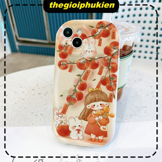 Ốp lưng iphone cạnh sóng nổi girl and rabbit 6s/6splus/7/7plus/8/8plus/x/11/12/13/14/15/16/max/promax sk2058