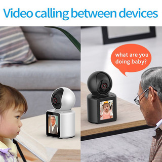 Camera Wifi giám sát có màn hình C30 - gọi video trực tiếp - Siêu nét 2K