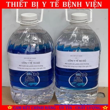 HÀNG CTY - Cồn Y Tế 90 Độ, 70 Độ - Sát Khuẩn, Sát Trùng - Can 5 Lít - HÀNG HÃNG