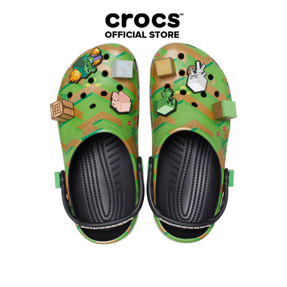 Giày Clog Unisex Crocs Elevated Minecraft Classic - Multi | Shopee Việt Nam