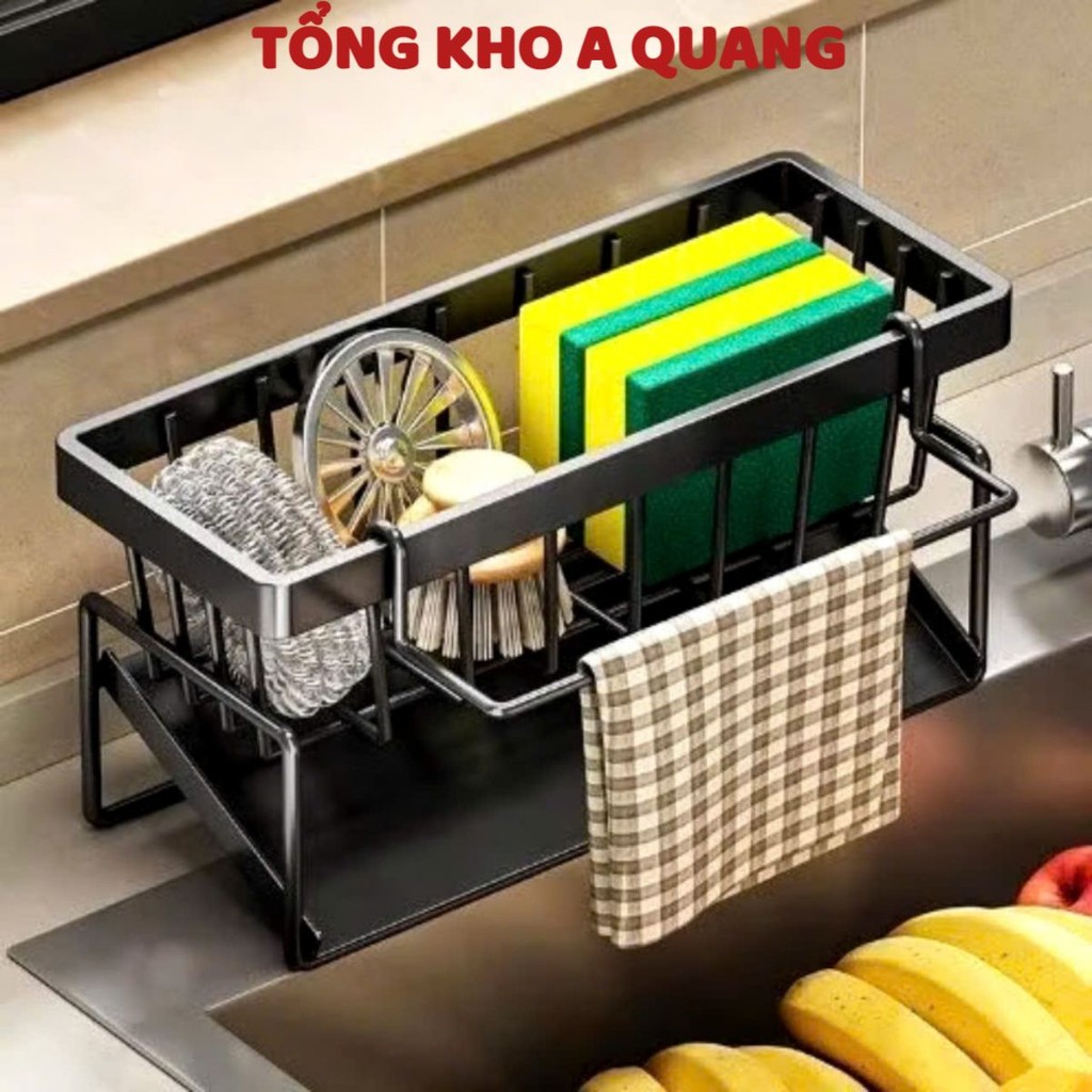 GIÁ ĐỰNG RẺ RỬA BÁT, Giá để đồ rửa bát tích hợp thanh treo size 23cm -MA:GIADEDDO