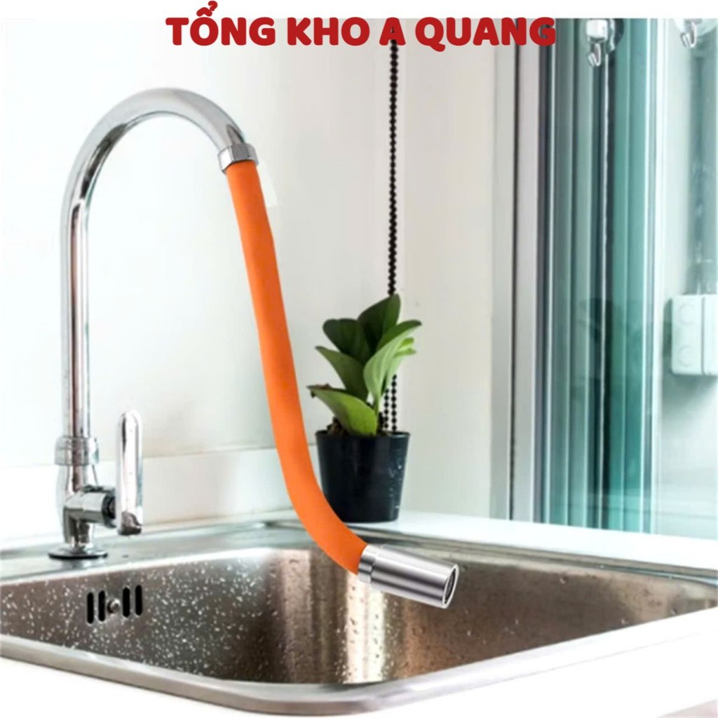 VÒI NỐI ỐNG NƯỚC, Ống nối vòi nước xoay 720 độ tiện lợi, vòi nối dài vòi nước Lõi Đồng - MA:048VOINOIONG