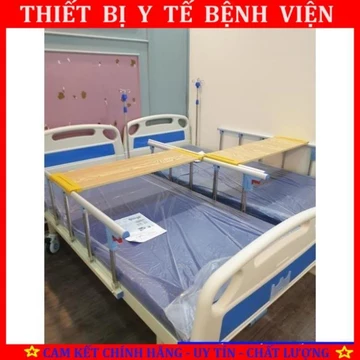 GIƯỜNG Y TẾ, GIƯỜNG BỆNH NHÂN 1 TAY QUAY NÂNG ĐẦU TẶNG KÈM BÀN ĂN - HÀNG HÃNG